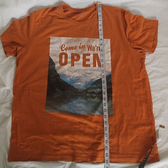 Old Navy Men T-shirt XL Orange - Picture 12 of 16